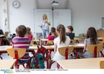 Teacher with her class