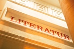 Schriftzug Literatur